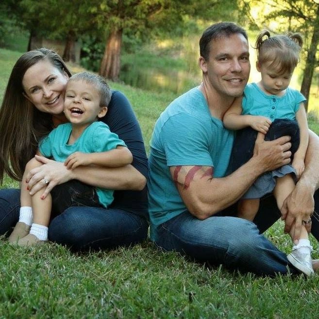 Liz Byrne with his family