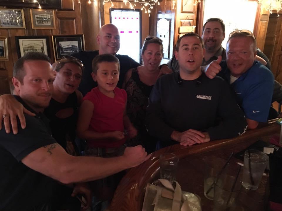 Steve keretz with friends and family