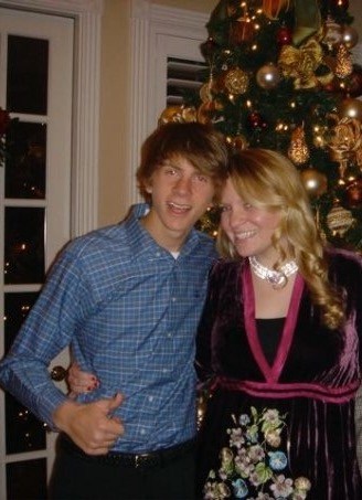 Molly posing for christmas pic