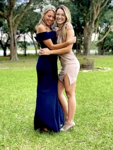 marina-and-kaley-in-dresses