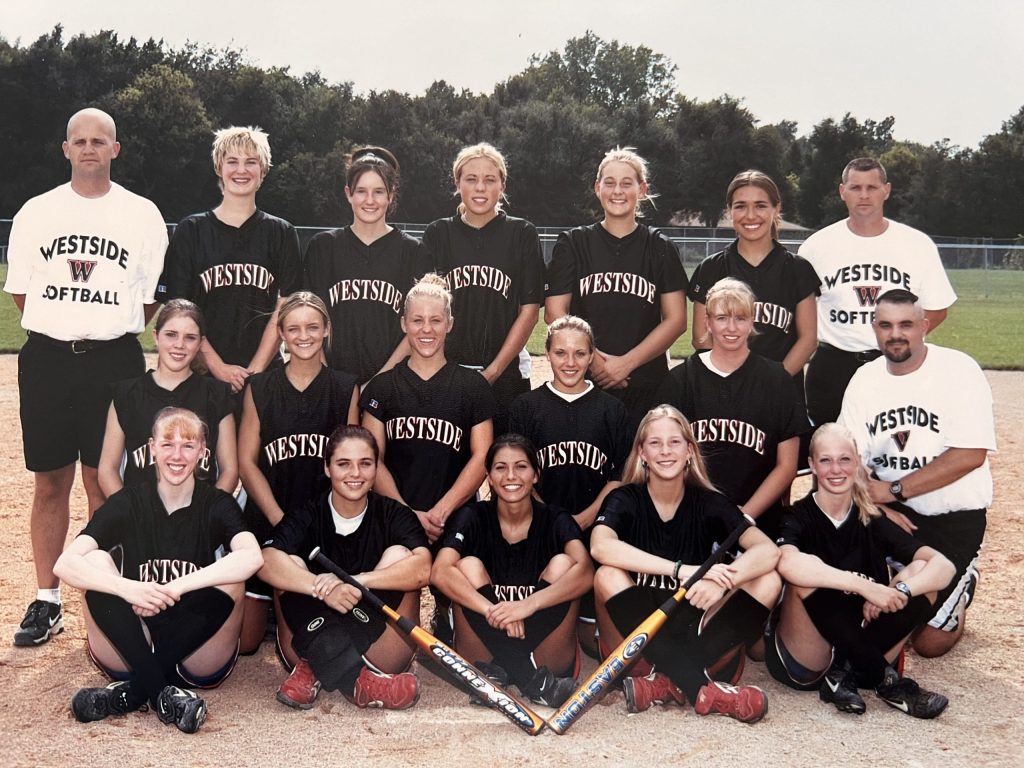 robin-and-softball-team