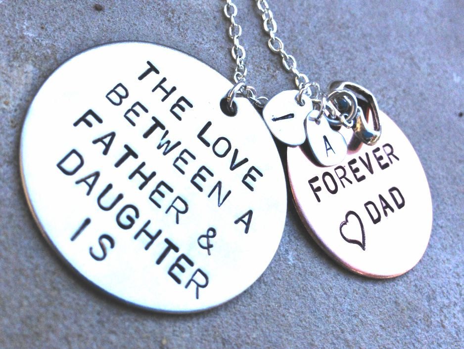 Father daughter pendants