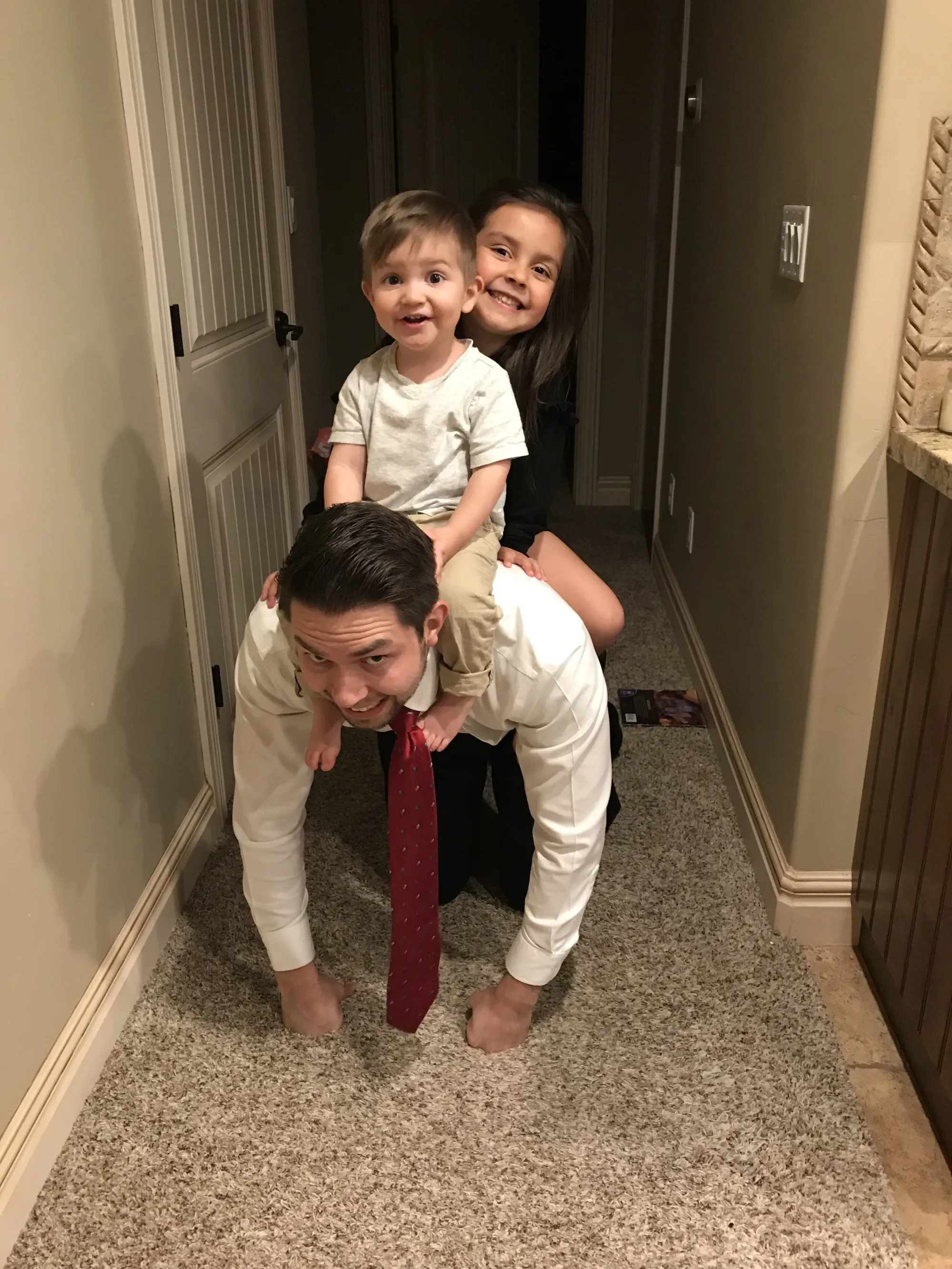 Playing with the kids